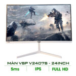 màn hình 24inh màu trắng