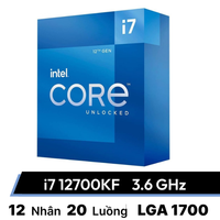 CPU Intel Core i7-12700KF up to 5.0Ghz 12 nhân 20 luồng ư