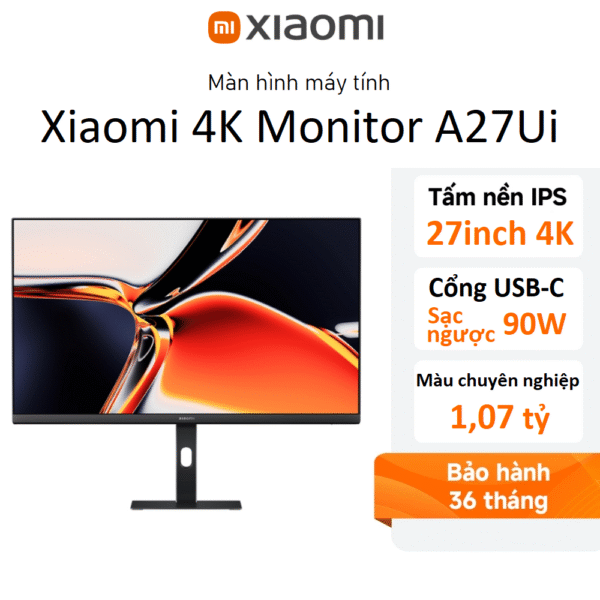Màn hình Xiaomi A27Ui 27inch 60Hz 4K IPS 6ms