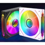 Quạt tản nhiệt Fan case led vô cực Cắm thẳng trực tiếp chân molex của nguồn máy tính, kích thước 12cm