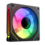 Quạt tản nhiệt Fan case led vô cực Cắm thẳng trực tiếp chân molex của nguồn máy tính, kích thước 12cm - Ảnh 3